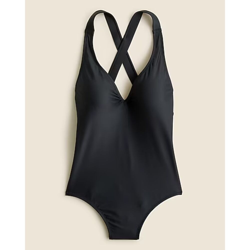 NWT J. Crew High-support cross-back one-piece - Size 12